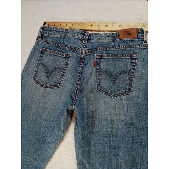Women Levi Denim Jeans Size 12 Medium Style 515 - Picture 6 of 16